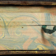 Blick auf den Buchschnitt eines Objektes aus der Aldinen-Sammlung