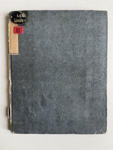 Einfacher Bucheinband aus Pappe. 19. Jahrhundert - Signatur: Lg 35660 : R