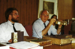 Foto von Dag-Ernst Petersen und Reihard Feldmann, 1995