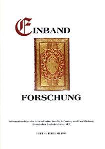 Titel Einbandforschung Heft 4