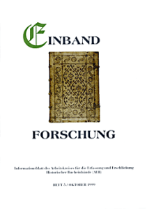 Titel Einbandforschung Heft 5
