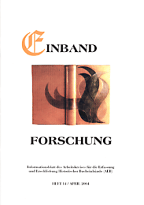 Titel Einbandforschung Heft 14