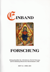 Titel Einbandforschung Heft 16