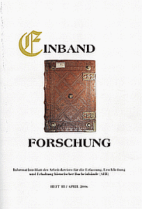 Titel Einbandforschung Heft 18