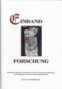 Titel Einbandforschung Heft 21