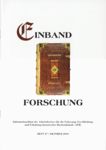 Titel Einbandforschung Heft 27