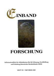 Titel Einbandforschung Heft 29