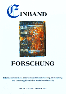 Titel Einbandforschung Heft 33