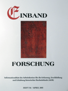 Titel Einbandforschung Heft 36
